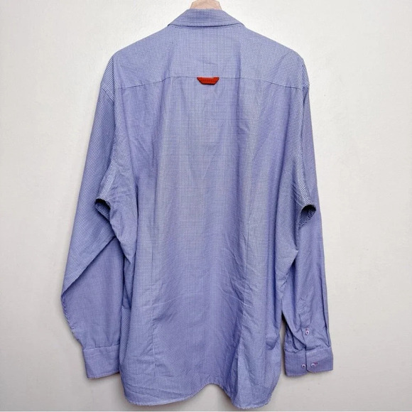 7 Downie St.  Mens 8 XXXL Purple Button Dress Shirt - Picture 12 of 12